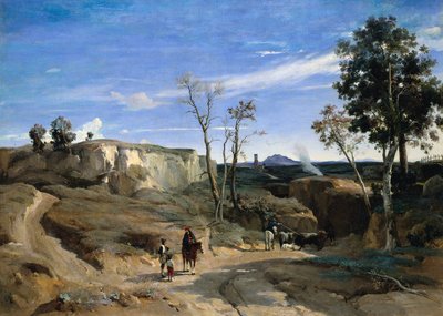 La Cervara, het Romeinse platteland door Jean Baptiste Camille Corot